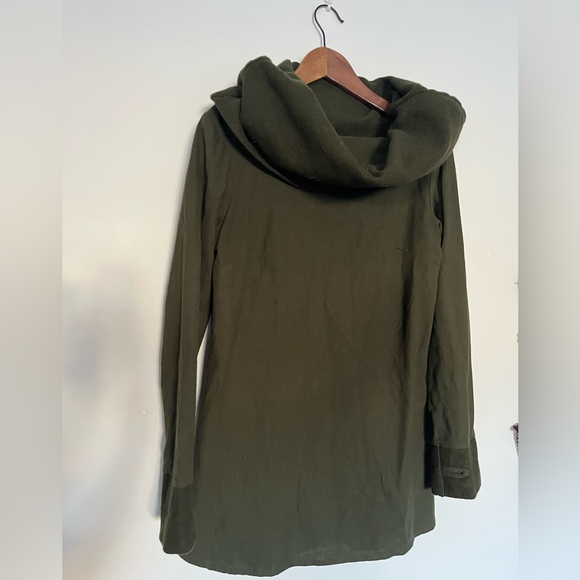 Celtic Fusion Tops - Celtic Fusion Cowl Tunic Pullover Green cotton women’s size Large